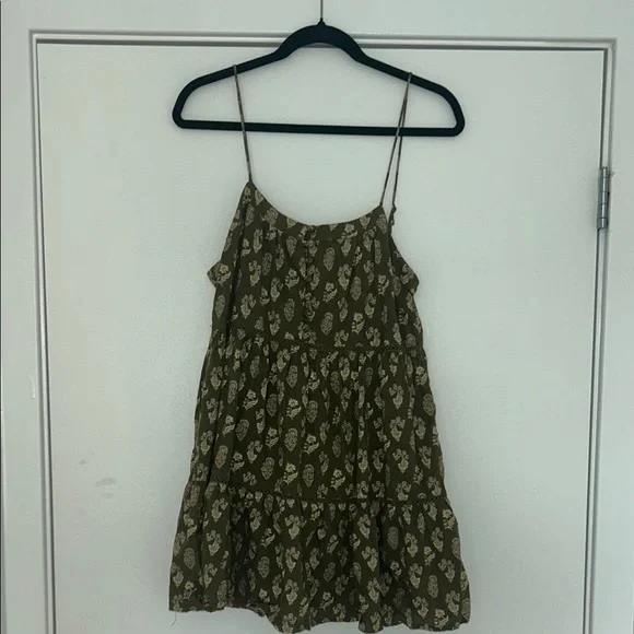 Urban Outfitters | Dresses | Urban Outfitters Olive Green Mini Dress